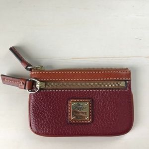 Dooney & Bourke Pebble Leather Coin Case